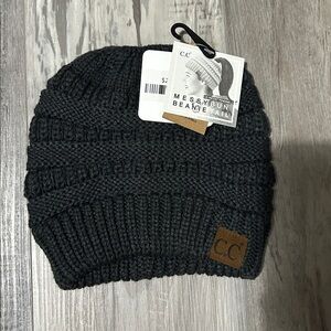 C.C Messy Bun Beanie Tail Hat